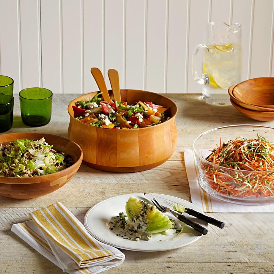 Cherry Wood Salad Bowls Williams Sonoma AU